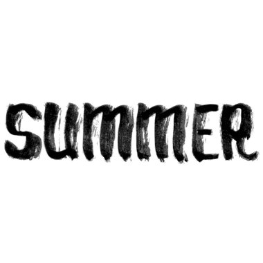 Suluboya veya mürekkeple el yazısıyla yazılmış yazı harfleri.