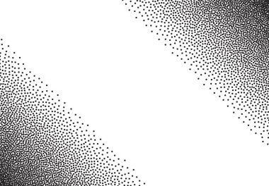 Nokta çalışması eğimli arkaplan, siyah ve beyaz noktalar