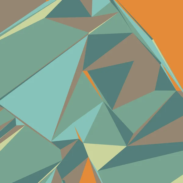 Fond Abstrait Avec Des Triangles Colorés Pour Magazines Livrets Écran — Image vectorielle