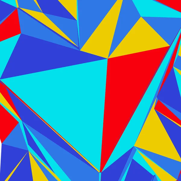 Fondo Abstracto Con Triángulos Coloridos Para Revistas Folletos Pantalla Bloqueo — Vector de stock