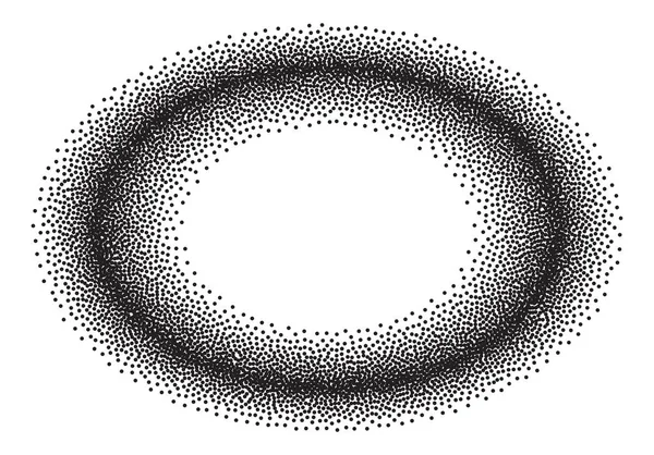 ドットワークグラデーションの背景 黒と白の点 — ストックベクタ