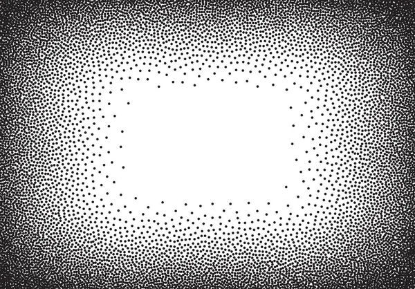 Dotwork Fond Dégradé Pointillés Noir Blanc — Image vectorielle