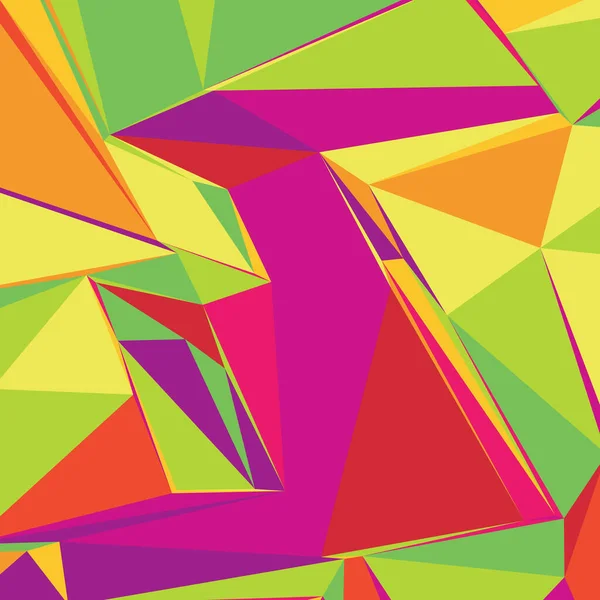 Fundo Abstrato Com Triângulos Coloridos Para Revistas Livretos Tela Bloqueio — Vetor de Stock