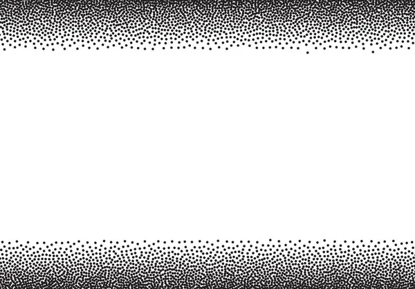 ドットワークグラデーションの背景 黒と白の点 — ストックベクタ