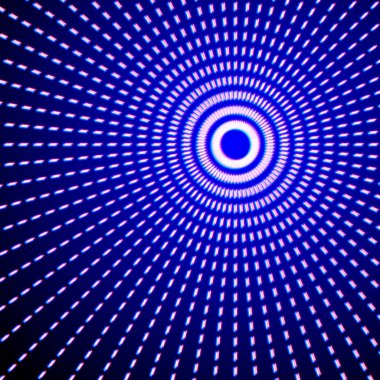 Parlak neon çizgiler arkaplan 80 'ler biçimi ve kısa vuruşlar çemberi