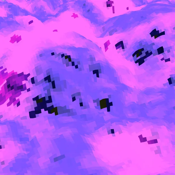 Fundo Abstrato Com Mapa Topográfico Paisagem Estrutura Pixelizada Com Montanhas —  Vetores de Stock