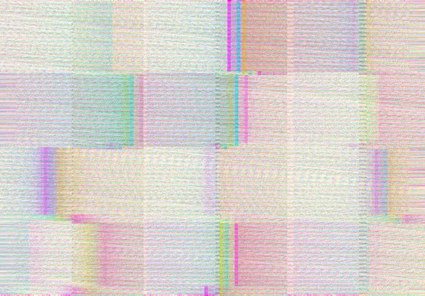 Abstrakter Hintergrund Mit Bunten Glitch Scanlines Grungy Style — Stockfoto