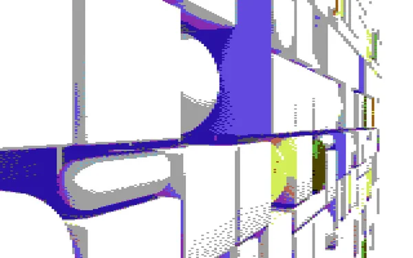 Αφηρημένο Φόντο Ρετρό 80S 8Bit Στυλ Pixel Σχήματα Και Παλιά — Φωτογραφία Αρχείου
