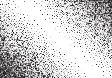 Nokta çalışması eğimli arkaplan, siyah ve beyaz noktalar