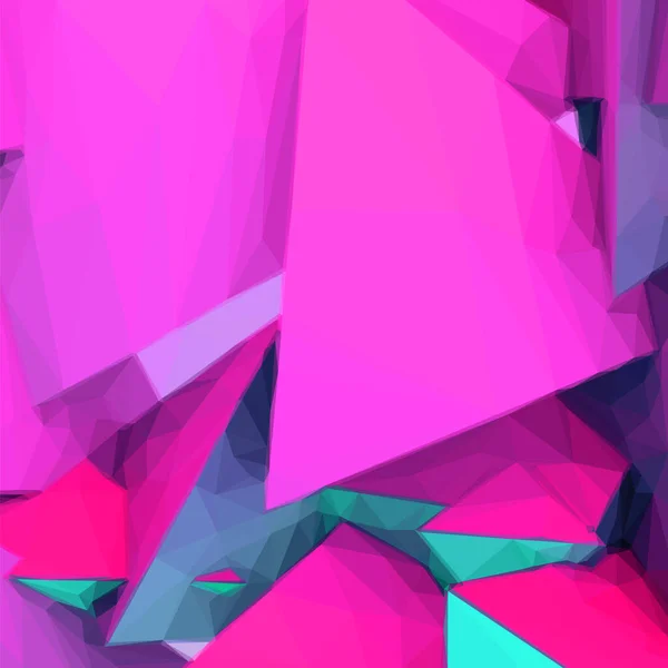 Abstrakter Hintergrund Mit Bunten Blauen Und Lila Dreieckigen Formen — Stockvektor