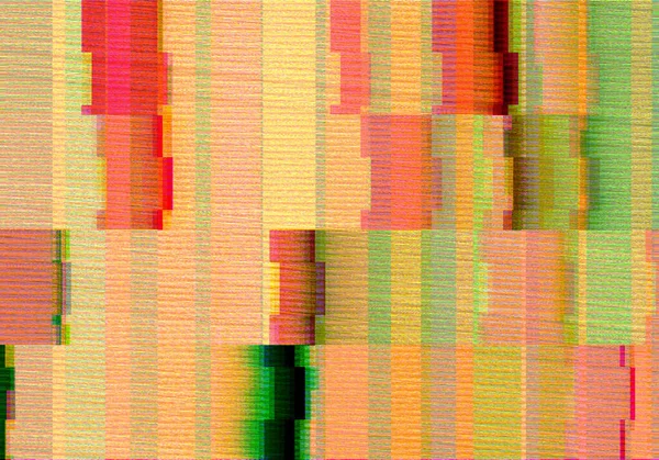 Abstract Background Colorful Glitch Scanlines Grungy Style — Stock Photo, Image