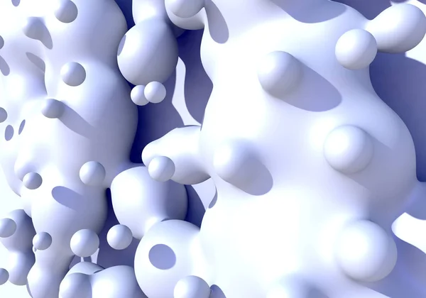 Fondo Abstracto Con Gotas Leche Blanca Yogur Hirviendo — Foto de Stock