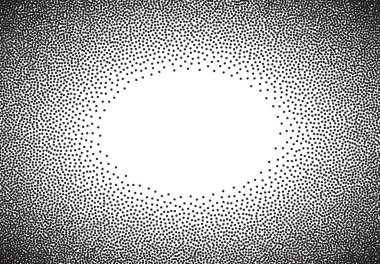 Nokta çalışması eğimli arkaplan, siyah ve beyaz noktalar