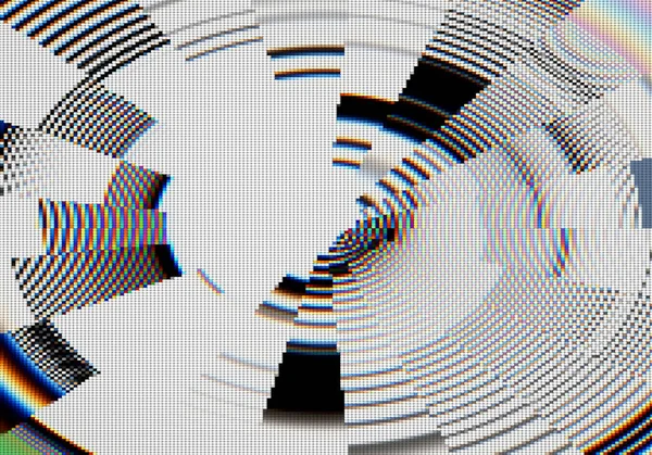 TV ızgara ayarlama biçimi ve pikselli yapıya sahip soyut arkaplan