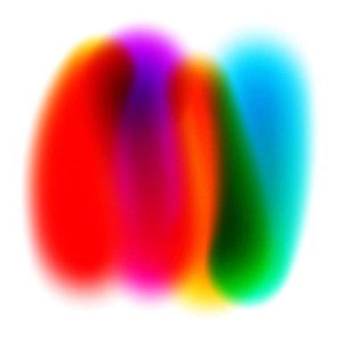 Kavşaklarla soyut renkli bulanık çizgiler