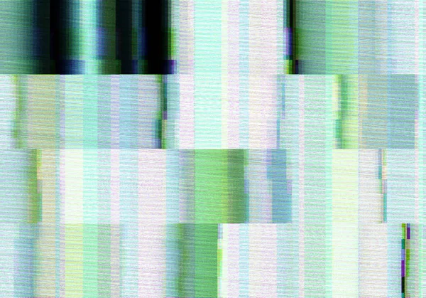 Abstract Background Colorful Glitch Scanlines Grungy Style — Stock Photo, Image