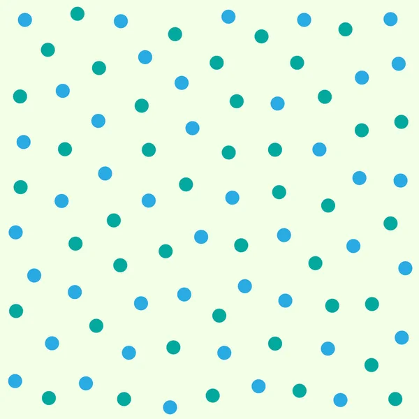 Polka Dot Padrão Vintage Sem Costura Com Pontos Bagunçados Azulejos — Vetor de Stock