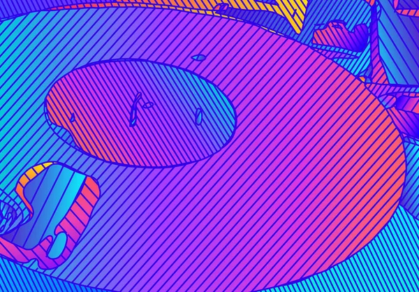 Fondo Vibrante Abstracto Con Gradientes Color Vivos Patrón Líneas — Archivo Imágenes Vectoriales