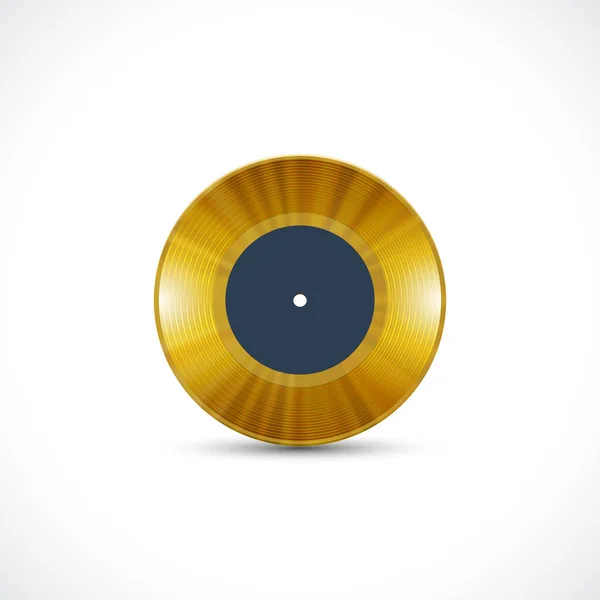 Plastik Disk Altından Oluklu Inçlik Rekoru — Stok Vektör