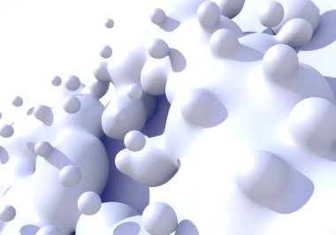 Beyaz süt ya da yoğurt damlası kaynayan soyut arkaplan