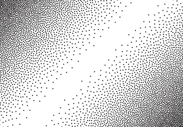 Dotwork Fond Dégradé Pointillés Noir Blanc — Image vectorielle