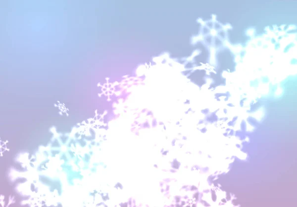 Fond Flocons Neige Noël Avec Neige Hiver Tombante Tourbillonnante Faite — Image vectorielle