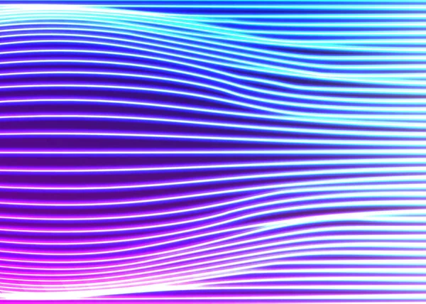 Neon Linien Hintergrund Mit Glühenden 80Er Retro Dampfwelle Stil — Stockvektor