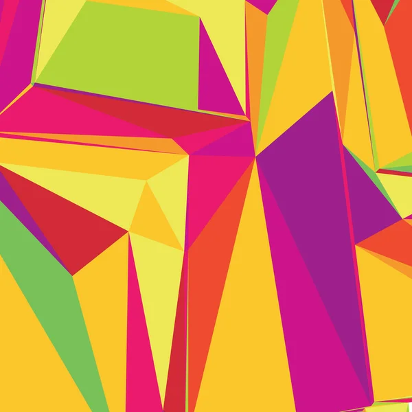 Fundo Abstrato Com Triângulos Coloridos Para Revistas Livretos Tela Bloqueio — Vetor de Stock