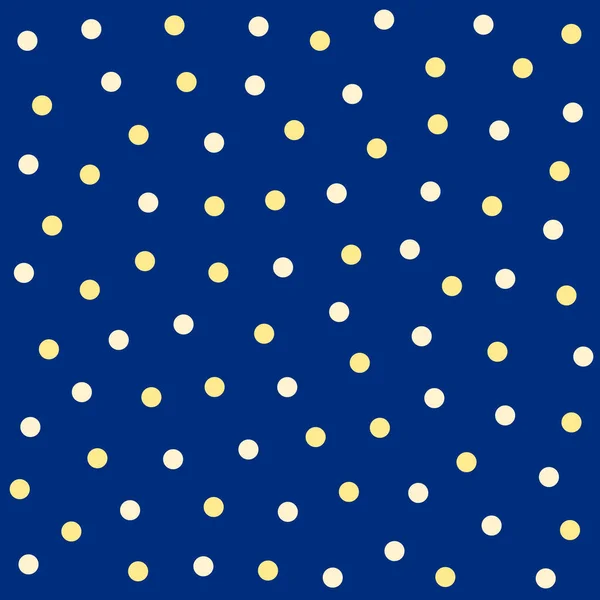 Polka Dot Padrão Vintage Sem Costura Com Pontos Bagunçados Azulejos — Vetor de Stock