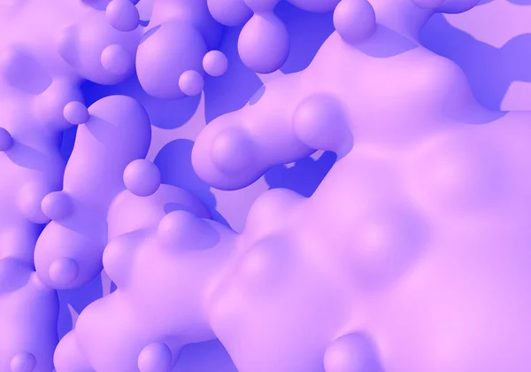 Abstrakter Hintergrund Mit Rosa Und Blauen Flüssigkeitstropfen Dampfwellenstil — Stockfoto