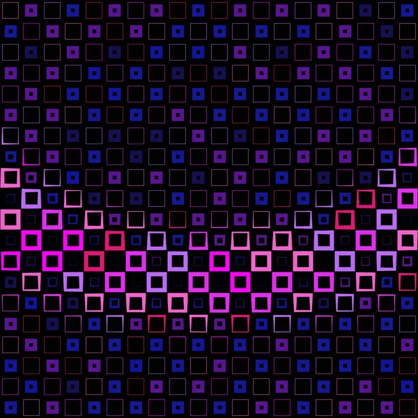 Fond Abstrait Avec Carrés Colorés Gradient Épaisseur — Image vectorielle