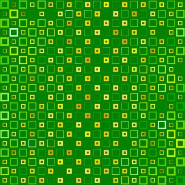 Renkli kareler ve kalınlık eğimine sahip soyut arkaplan