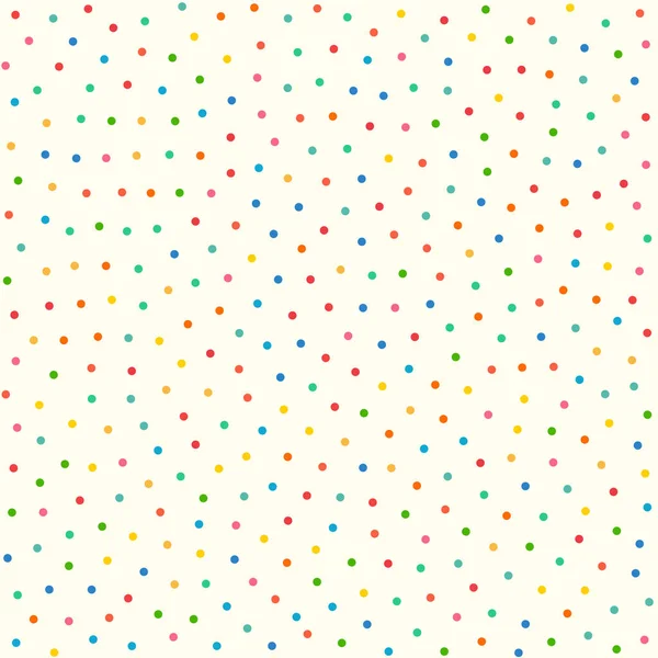 Polka Dot Seamless Vintage Pattern Messy Dots Tiled Fabric Wallpaper — Stock Vector
