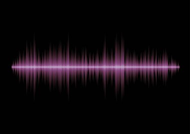 pembe glamour müzik dalga keskin zirveleri ile