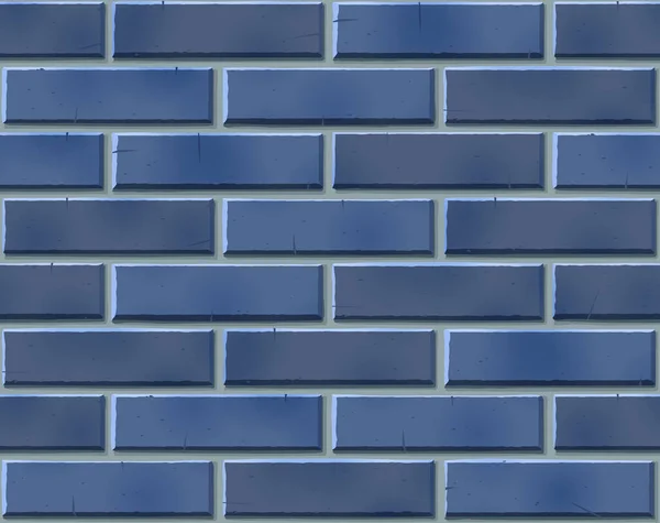 Brick Muur Naadloos Patroon Met Betegelde Zwarte Stenen Cement Voor — Stockvector