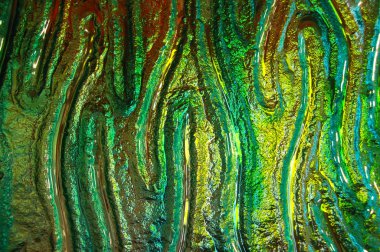 Arka cam doku portre