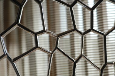 Kumaş üzerine soyut eser