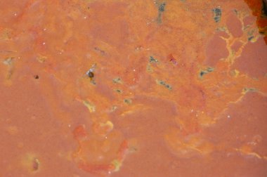 Eski Metal Doku Makro Çekimi