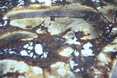 Eski Metal Doku Makro Çekimi