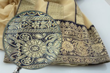 Soyut renk kumaş dokusu