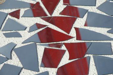 Kırık cam parçaları portre