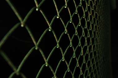 Metal çit net makro