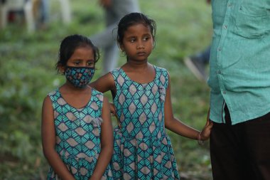 Indian People with Mask 10th Dec 2020 Hyderabad India