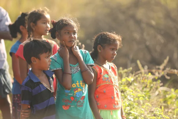 Indian Trible Watching Vizag Índia Dez 2020 — Fotografia de Stock