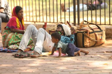 Vizag Vizag 'daki Footpath' deki insanlar 22 Ocak 2021