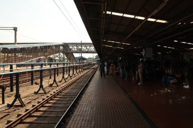 Vizag Tren İstasyonu Hindistan 22 Ocak 2021