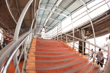 Vizag Tren İstasyonu Hindistan 22 Ocak 2021