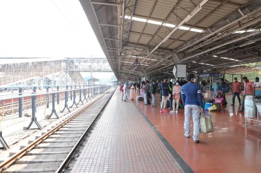 Tren İstasyonu Vizag Hindistan 22 Ocak 2021
