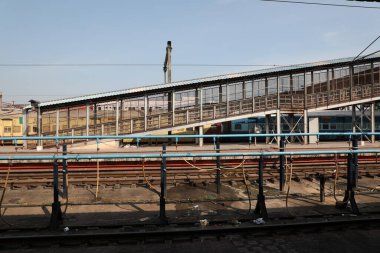 Vizag Tren İstasyonu Hindistan 22 Ocak 2021