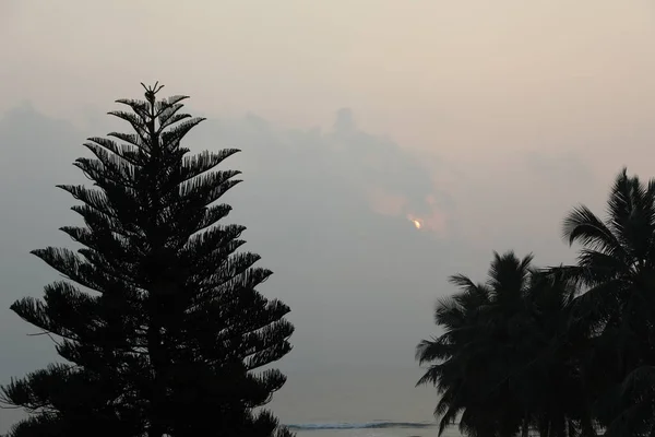 Belo Pôr Sol Verão Praia — Fotografia de Stock